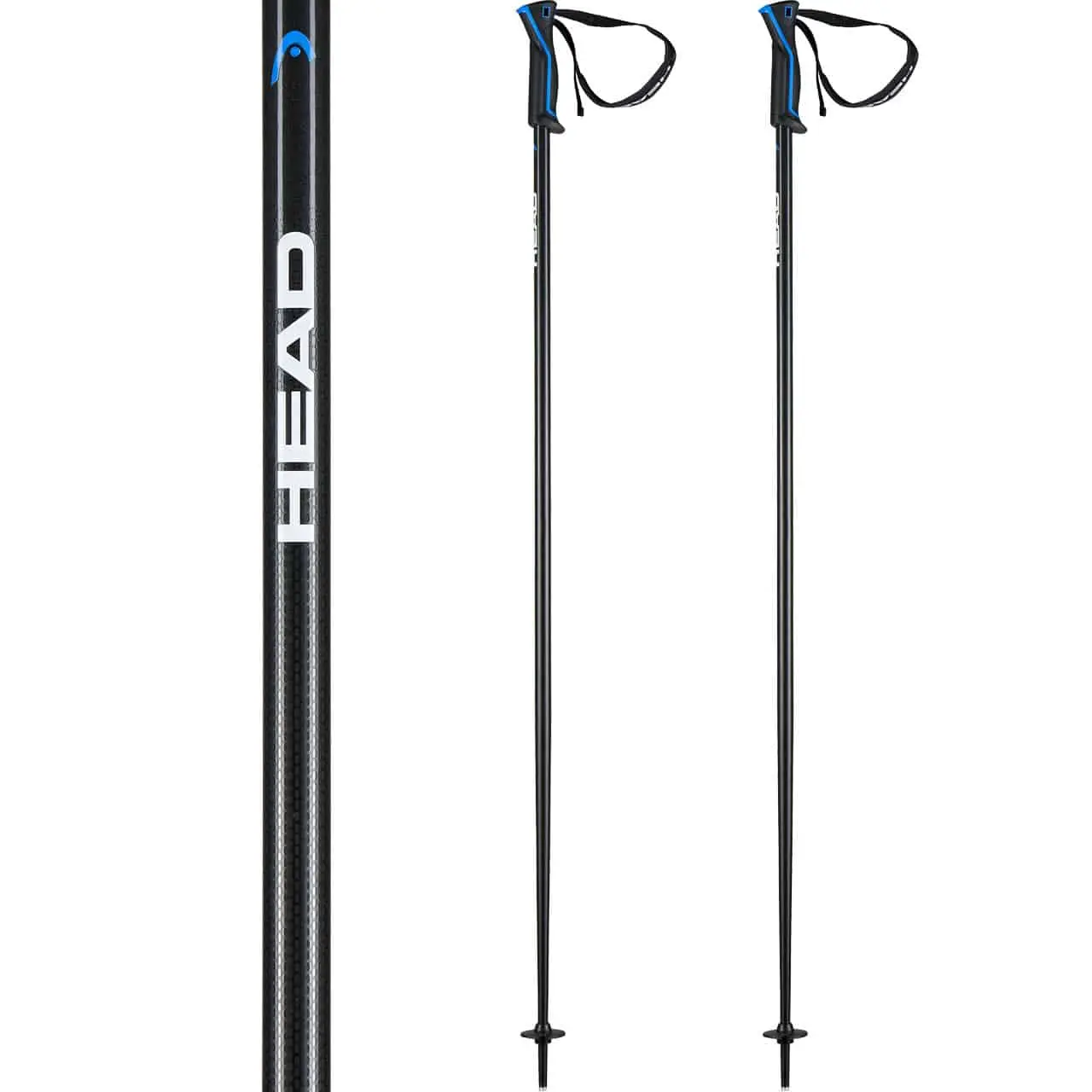 Head Frontside Anthracite/blue Poles 3 Head Frontside Anthracite/blue Poles